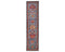 12 Ft Blue Aryana Afghan Hand Knotted Veg Dye Wool Runner Rug